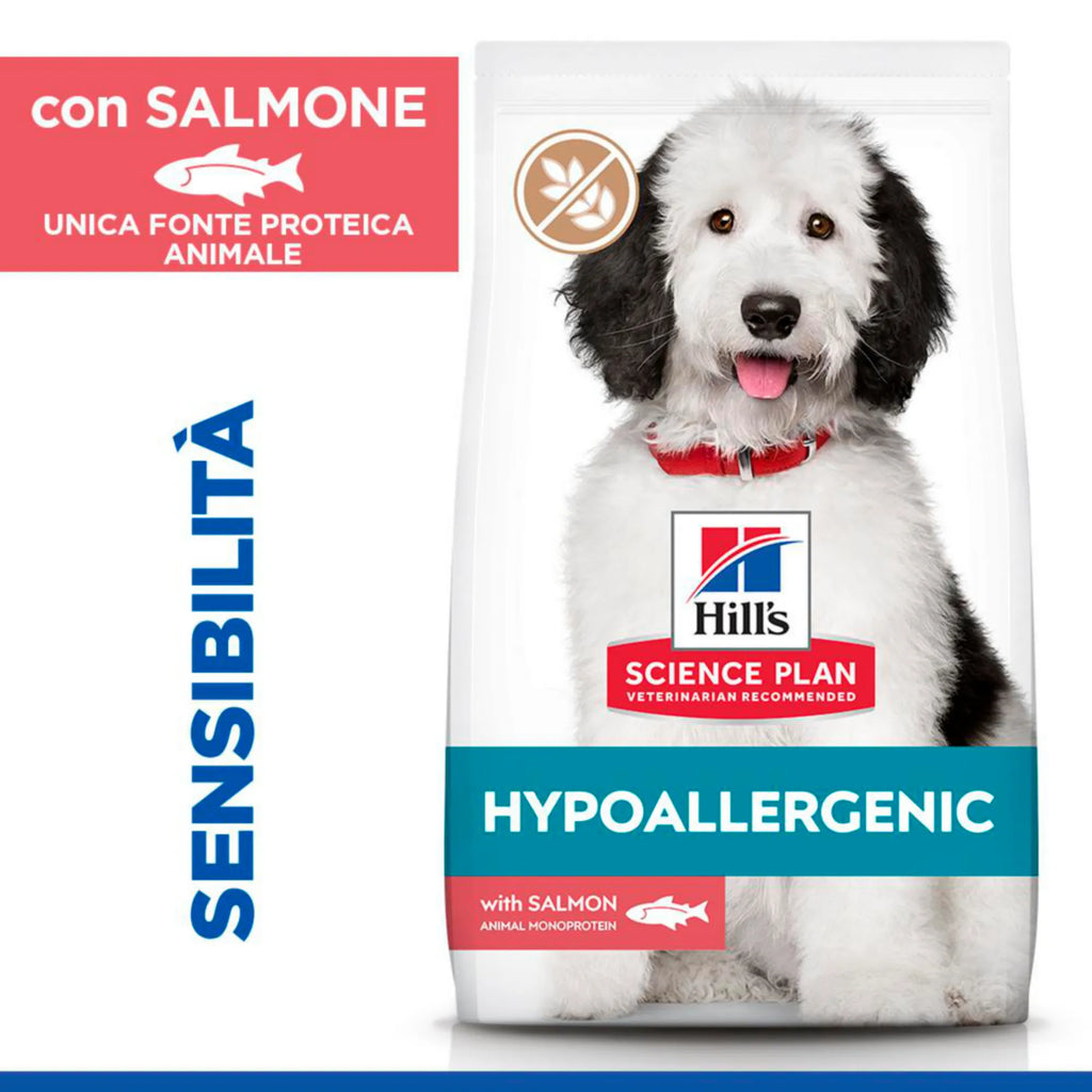 Hill's Science Plan Hypoallergenic Adult Large Breed alimento secco per cani al Salmone 6KG
