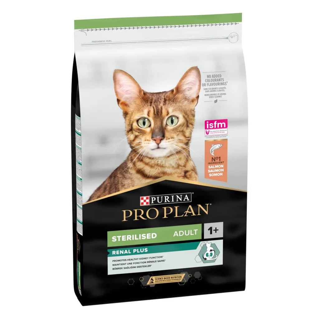 Purina Pro Plan Renal Plus Sterilised Adult 1+ con Salmone 10 KG