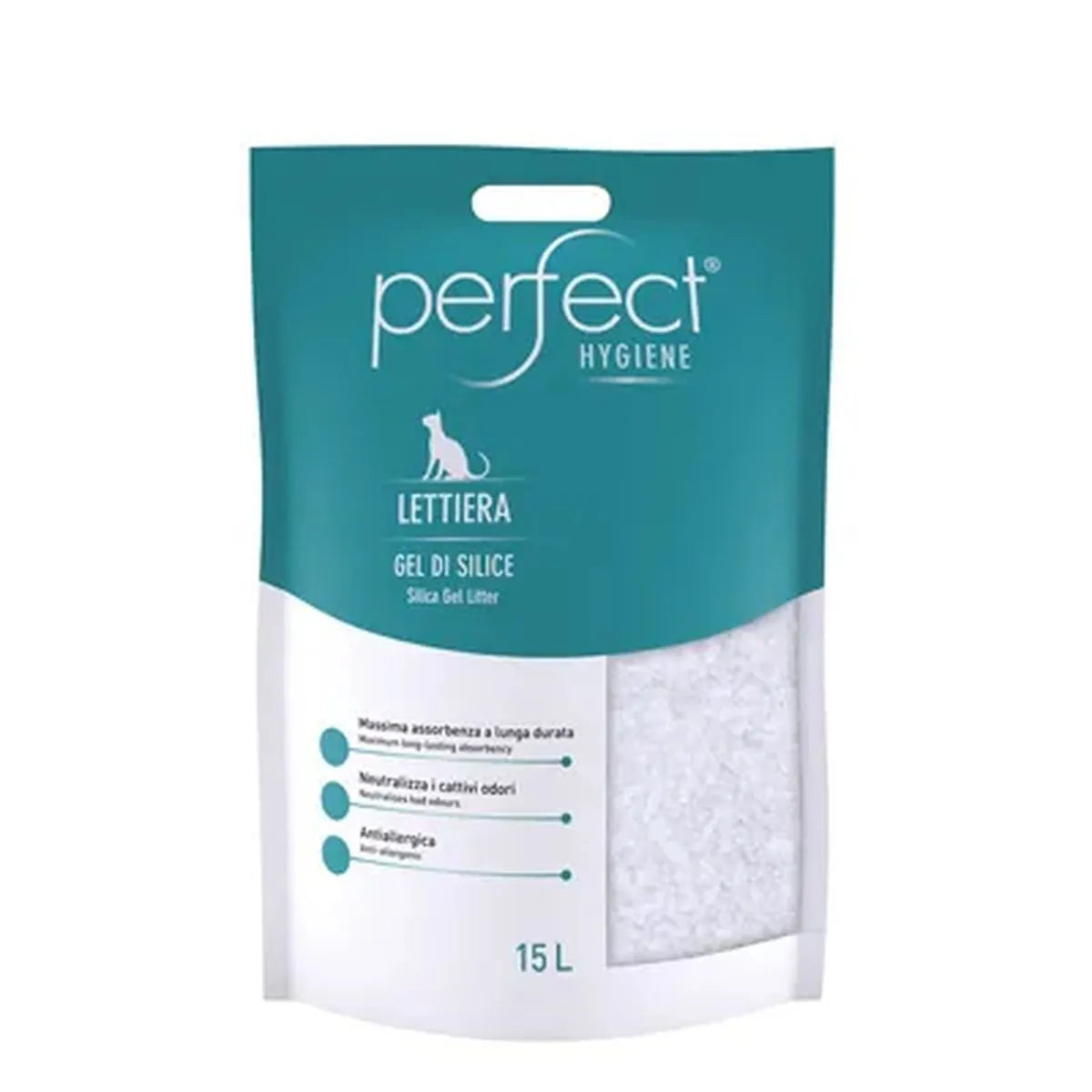 Kit Risparmio 3x15L Perfect Lettiera in Silicio per Gatti