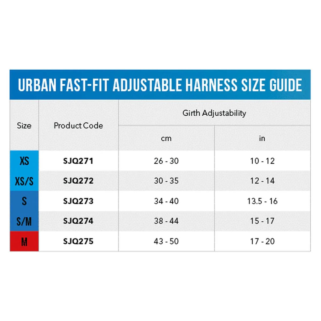 Rogz Pettorina Urban Fast Fit Cane Oro