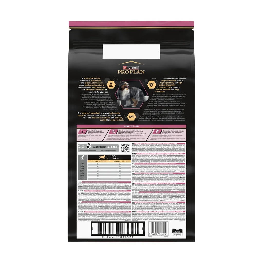 Purina Pro Plan Sensitive Skin Medium Adult 10 KG
