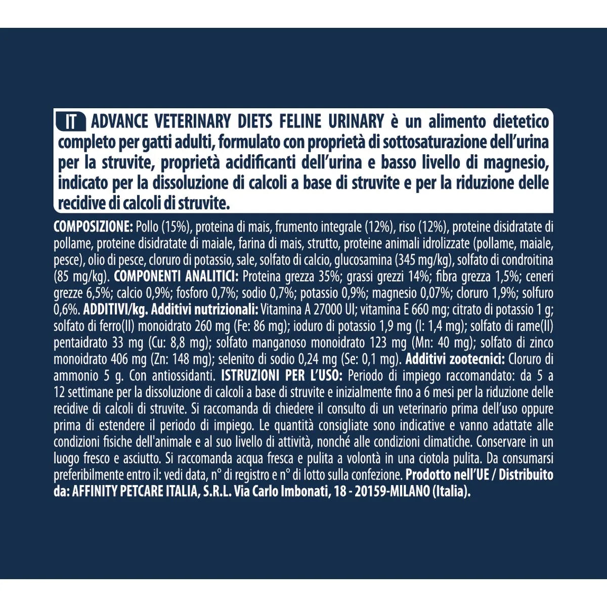 Advance Cat Urinary 8 KG